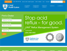 Tablet Screenshot of camc.org